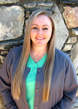 Dental Assistant Ashley for Pediatric Dentist Dr. Rex Wildey in Kerrville, TX.